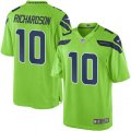 Seattle Seahawks #10 Paul Richardson Limited Green Rush Vapor Untouchable NFL Jersey
