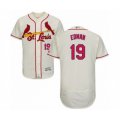 St. Louis Cardinals #19 Tommy Edman Cream Alternate Flex Base Authentic Collection Baseball Player Jersey