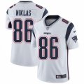 New England Patriots #86 Troy Niklas White Vapor Untouchable Limited Player NFL Jersey