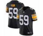 Pittsburgh Steelers #59 Jack Ham Black Alternate Vapor Untouchable Limited Player Football Jersey
