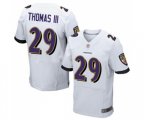 Baltimore Ravens #29 Earl Thomas III Elite White Football Jersey