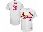 St. Louis Cardinals #31 Lance Lynn White Flexbase Authentic Collection MLB Jersey