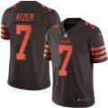 Cleveland Browns #7 DeShone Kizer Limited Brown Rush Vapor Untouchable NFL Jersey