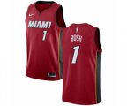 Miami Heat #1 Chris Bosh Swingman Red NBA Jersey Statement Edition