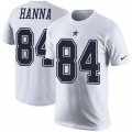 Dallas Cowboys #84 James Hanna White Rush Pride Name & Number T-Shirt