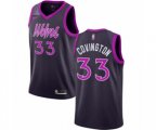 Minnesota Timberwolves #33 Robert Covington Authentic Purple NBA Jersey - City Edition