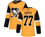 Adidas Pittsburgh Penguins #77 Paul Coffey Premier Gold Alternate NHL Jersey