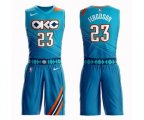 Oklahoma City Thunder #23 Terrance Ferguson Swingman Turquoise Basketball Suit Jersey - City Edition
