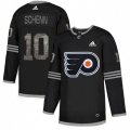 Philadelphia Flyers #10 Luke Schenn Black Authentic Classic Stitched NHL Jersey