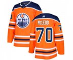 Edmonton Oilers #70 Ryan McLeod Premier Orange Home NHL Jersey