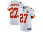 Kansas City Chiefs #27 Larry Johnson Vapor Untouchable Limited White NFL Jersey