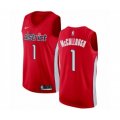 Washington Wizards #1 Chris McCullough Red Swingman Jersey - Earned Edition