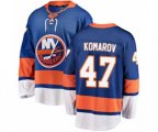 New York Islanders #47 Leo Komarov Fanatics Branded Royal Blue Home Breakaway NHL Jersey