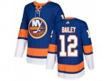 New York Islanders #12 Josh Bailey Royal Blue Home Authentic Stitched NHL Jersey