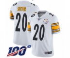 Pittsburgh Steelers #20 Cameron Sutton White Vapor Untouchable Limited Player 100th Season Football Jersey
