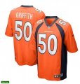 Denver Broncos #50 Jonas Griffith Nike Orange Vapor Untouchable Limited Jersey
