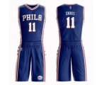 Philadelphia 76ers #11 James Ennis Swingman Blue Basketball Suit Jersey - Icon Edition