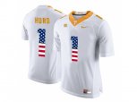 2016 US Flag Fashion 2016 Tennessee Volunteers Jalen Hurd #1 College Football Limited Jersey - White