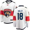 Florida Panthers #18 Micheal Haley Fanatics Branded White Away Breakaway NHL Jersey