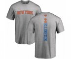 New York Knicks #2 Wayne Ellington Ash Backer T-Shirt