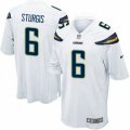 Los Angeles Chargers #6 Caleb Sturgis Game White NFL Jersey