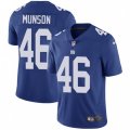 New York Giants #46 Calvin Munson Royal Blue Team Color Vapor Untouchable Limited Player NFL Jersey