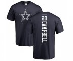 Dallas Cowboys #20 Ibraheim Campbell Navy Blue Backer T-Shirt