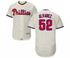 Philadelphia Phillies Jose Alvarez Cream Alternate Flex Base Authentic Collection Baseball Player Jersey