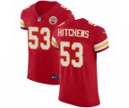 Kansas City Chiefs #53 Anthony Hitchens Red Team Color Vapor Untouchable Elite Player Football Jersey