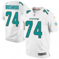Miami Dolphins #74 Jermon Bushrod Elite White NFL Jersey