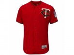 Minnesota Twins Majestic Blank Fashion Scarlet Flex Base Authentic Collection Team Jersey