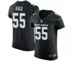 New York Jets #55 Ryan Kalil Black Alternate Vapor Untouchable Elite Player Football Jersey