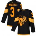 Pittsburgh Penguins #3 Olli Maatta Black Authentic 2019 Stadium Series Stitched NHL Jersey