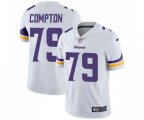 Minnesota Vikings #79 Tom Compton White Vapor Untouchable Limited Player Football Jersey