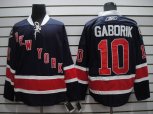 nhl jerseys new york rangers #10 gaborik dk blue[85th]