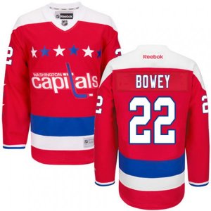 Washington Capitals #22 Madison Bowey Authentic Red Third NHL Jersey