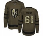 Vegas Golden Knights #61 Mark Stone Authentic Green Salute to Service Hockey Jersey