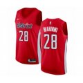 Washington Wizards #28 Ian Mahinmi Red Swingman Jersey - Earned Edition