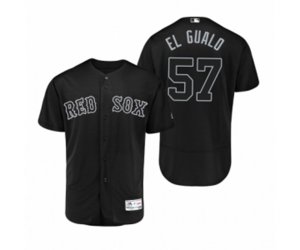 Red Sox Eduardo Rodriguez El Gualo Black 2019 Players\' Weekend Authentic Jersey