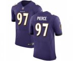 Baltimore Ravens #97 Michael Pierce Elite Purple Team Color Football Jersey