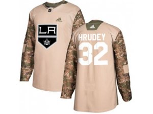 Los Angeles Kings #32 Kelly Hrudey Camo Authentic Veterans Day Stitched NHL Jersey