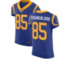 Los Angeles Rams #85 Jack Youngblood Royal Blue Alternate Vapor Untouchable Elite Player Football Jersey