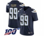 Los Angeles Chargers #99 Jerry Tillery Navy Blue Team Color Vapor Untouchable Limited Player 100th Season Football Jersey