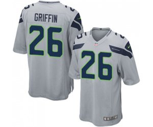 Seattle Seahawks #26 Shaquill Griffin Game Grey Alternate Football Jersey