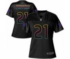 Women New York Giants #21 Jabrill Peppers Game Black Fashion Football Jersey
