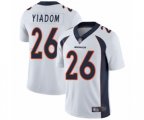 Denver Broncos #26 Isaac Yiadom White Vapor Untouchable Limited Player Football Jersey