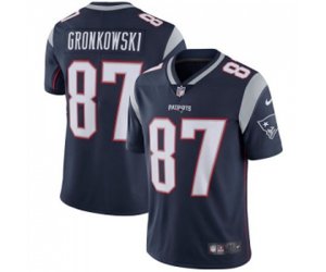 New England Patriots #87 Rob Gronkowski Navy Blue Team Color Vapor Untouchable Limited Player Football Jersey