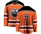 Edmonton Oilers #7 Paul Coffey Fanatics Branded Orange Home Breakaway NHL Jersey