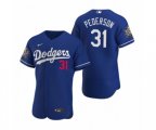 Los Angeles Dodgers Joc Pederson Nike Royal 2020 World Series Authentic Jersey