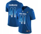 New Orleans Saints #41 Alvin Kamara Limited Royal Blue 2018 Pro Bowl Football Jersey